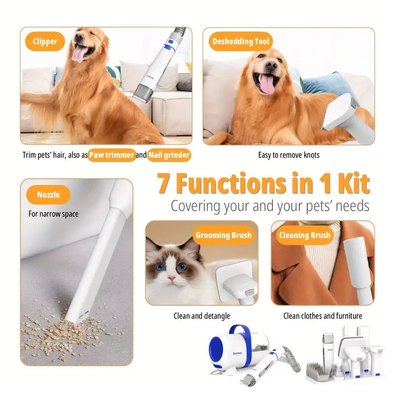 Kinderly™ Groom 7-in-1 Pet Care System
